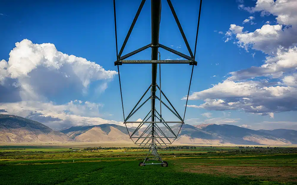 Image showing an irrigation system over a field